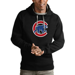 Chicago Cubs Antigua Victory Pullover Team Logo Hoodie Online