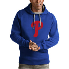 Philadelphia Phillies Antigua Victory Pullover Team Logo Hoodie Lifestyle