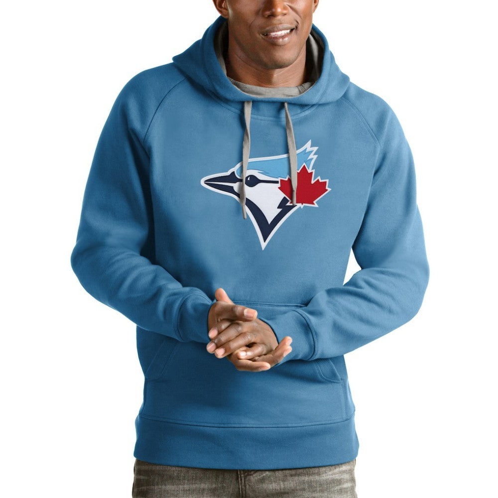 Toronto Blue Jays Antigua Victory Pullover Team Logo Hoodie Clearance