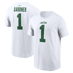 Ahmad Sauce Gardner New York Jets Legacy Player Name & Number T-Shirt White - Nike