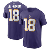 Justin Jefferson Minnesota Vikings Classic Player Name & Number T-Shirt Purple - Nike