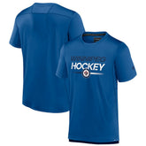 Winnipeg Jets - Fanatics Authentic Pro Tech T-Shirt Blue