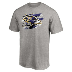 Baltimore Ravens True Color T-Shirt Heather Gray - NFL