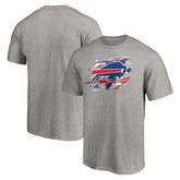 Buffalo Bills True Color T-Shirt Heather Gray - NFL