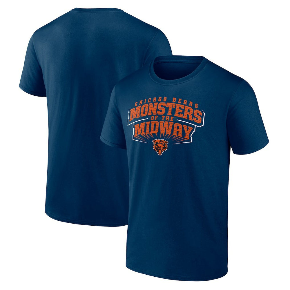 Chicago Bears Hometown Collection Sweep T-Shirt Navy - NFL