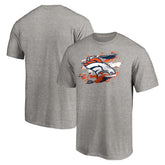 Denver Broncos True Color T-Shirt Heather Gray - NFL