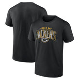 Green Bay Packers Smoke Arch T-Shirt Black - NFL