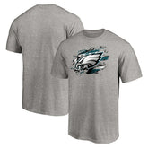 Philadelphia Eagles True Color T-Shirt Heather Gray - NFL