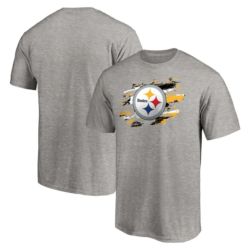 Pittsburgh Steelers True Color T-Shirt Heather Gray - NFL