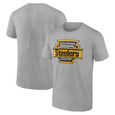 Pittsburgh Steelers Hometown Collection Hot Route T-Shirt Heather Gray - NFL