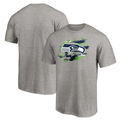 Seattle Seahawks True Color T-Shirt Heather Gray - NFL