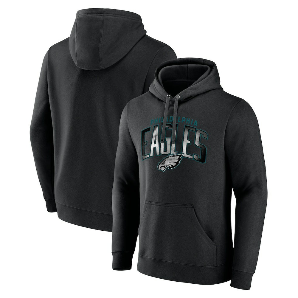 Philadelphia Eagles Smoke Arch Pullover Hoodie Black - NFL
