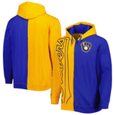 Milwaukee Brewers Mitchell & Ness Fleece Full-Zip Hoodie Near Me