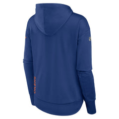 Edmonton Oilers - Fanatics Women's Authentic Pro Scuba Full-Zip Hoodie Royal