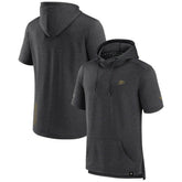 Anaheim Ducks - Fanatics Authentic Pro Short Sleeve Pullover Hoodie Heather Charcoal
