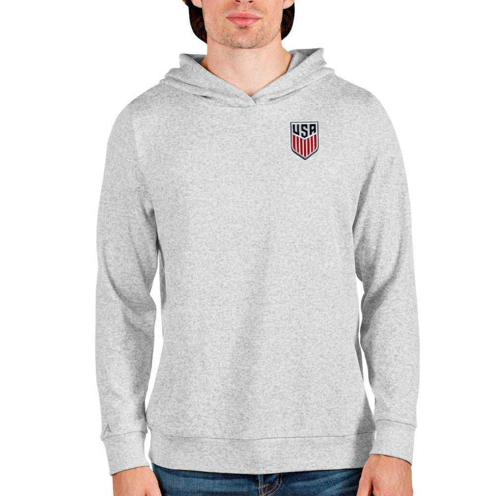 USMNT Antigua Absolute Pullover Hoodie - Gray