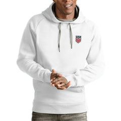 USMNT Antigua Victory Pullover Hoodie - White
