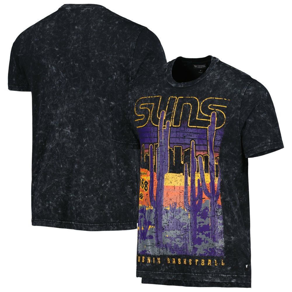 NBA - Phoenix Suns The Wild Collective Unisex Band T-Shirt - Black/Purple