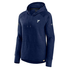 St. Louis Blues - Fanatics Women's Authentic Pro Pullover Hoodie Heather Navy