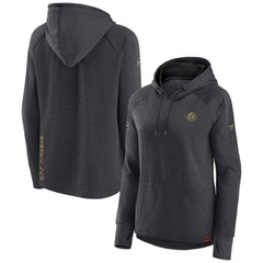 Ottawa Senators - Fanatics Women's Authentic Pro Pullover Hoodie Heather Charcoal