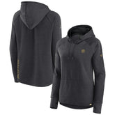 Boston Bruins Fanatics Women's Authentic Pro Pullover Hoodie Heather Charcoal