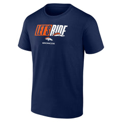 Denver Broncos Let's Ride T-Shirt Navy - NFL