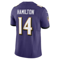 Kyle Hamilton Baltimore Ravens Vapor F.U.S.E. Limited Jersey Purple - Nike