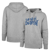 Detroit Lions '47 Driven by Detroit Pullover Hoodie Gray - 47 brand