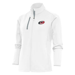 Carolina Hurricanes - Antigua Women's Team Logo Generation Full-Zip Jacket White