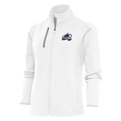 Colorado Avalanche - Antigua Women's Team Logo Generation Full-Zip Jacket White