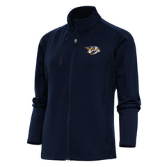 Nashville Predators - Antigua Women's Team Logo Generation Full-Zip Jacket Navy
