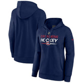 Montreal Canadiens - Fanatics Women's Authentic Pro Pullover Hoodie Navy