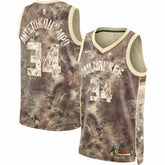 Nike - Giannis Antetokounmpo Milwaukee Bucks Unisex Select Series Swingman Jersey - Brown