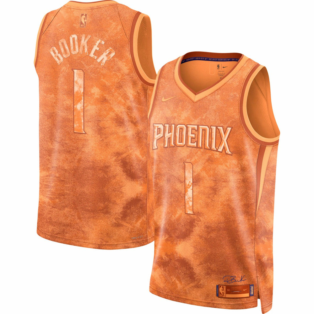 Nike - Devin Booker Phoenix Suns Unisex Select Series Swingman Jersey - Orange