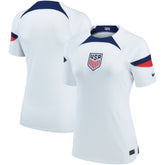 Nike USMNT Women's 2022/23 Home Breathe Stadium Replica Blank Jerseys - White