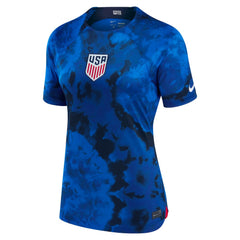 Nike USMNT Women's 2022/23 Away Breathe Stadium Replica Blank Jerseys - Blue