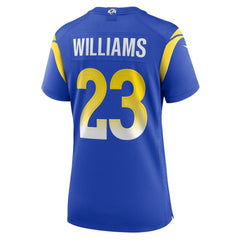 Kyren Williams Los Angeles Rams Women's Game Player Jersey Royal - Nike