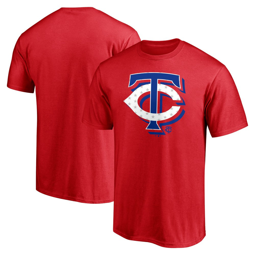 Minnesota Twins Red White and Team T-Shirt Lifestyle