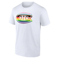 Montreal Canadiens - Team Pride Logo T-Shirt White