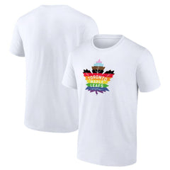 Toronto Maple Leafs - Team Pride Logo T-Shirt White