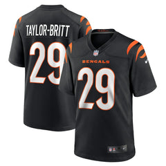 Cam Taylor-Britt Cincinnati Bengals Game Player Jersey Black - Nike