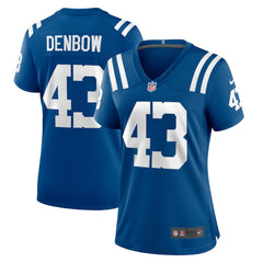 Trevor Denbow Indianapolis Colts Women's Game Player Jersey Royal - Nike