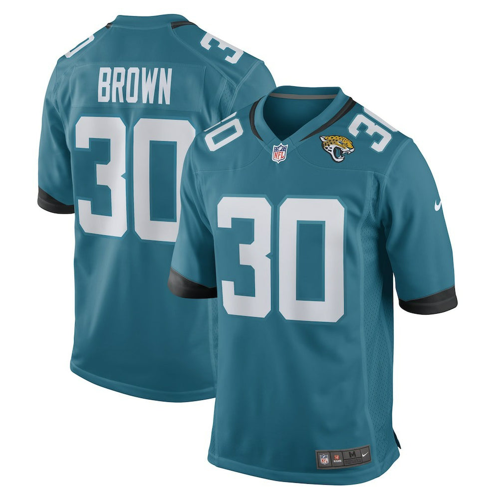 Montaric Brown Jacksonville Jaguars Game Player Jersey Teal - Nike