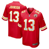 Nazeeh Johnson Kansas City Chiefs Game Player Jersey Red - Nike