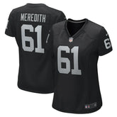 Jordan Meredith Las Vegas Raiders Women's Game Player Jersey Black - Nike