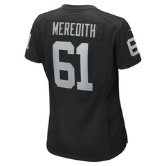 Jordan Meredith Las Vegas Raiders Women's Game Player Jersey Black - Nike