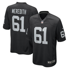 Jordan Meredith Las Vegas Raiders Game Player Jersey Black - Nike