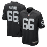 Dylan Parham Las Vegas Raiders Game Player Jersey Black - Nike