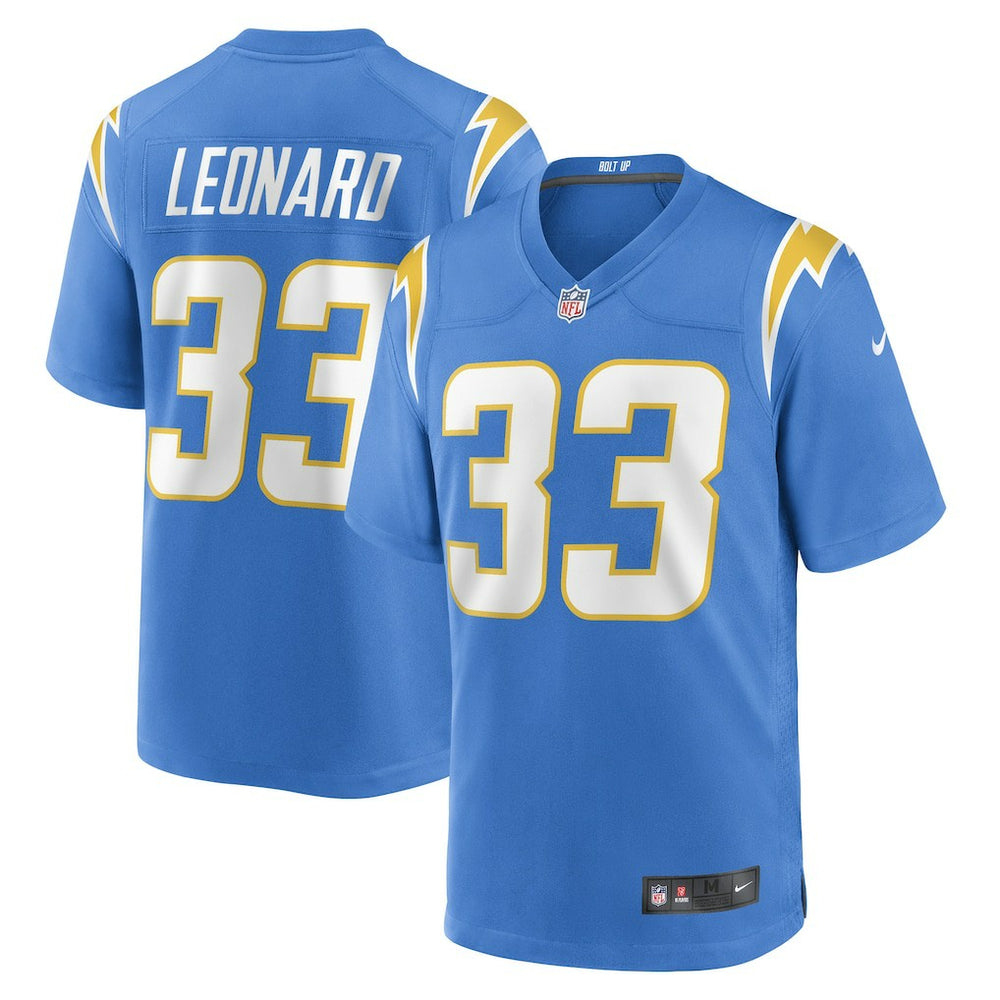 Deane Leonard Los Angeles Chargers Game Player Jersey Powder Blue - Nike