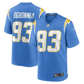Otito Ogbonnia Los Angeles Chargers Game Player Jersey Powder Blue - Nike
